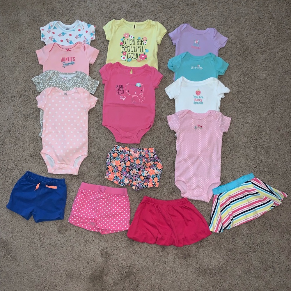 Large Baby Girl Clothing Lot